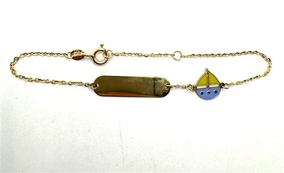 Bracciale Domar Bambino Bracciale oro 9k in Oro BROR-401-280 - BROR-401-280